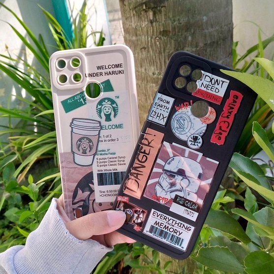 Soft Case Motif Starwars Starbucks Vivo Y91 Y93 Y95 Y30 Y50 Y30i Y50i V9 Y85 V11 V15 Pro Y51 Y53s Y7