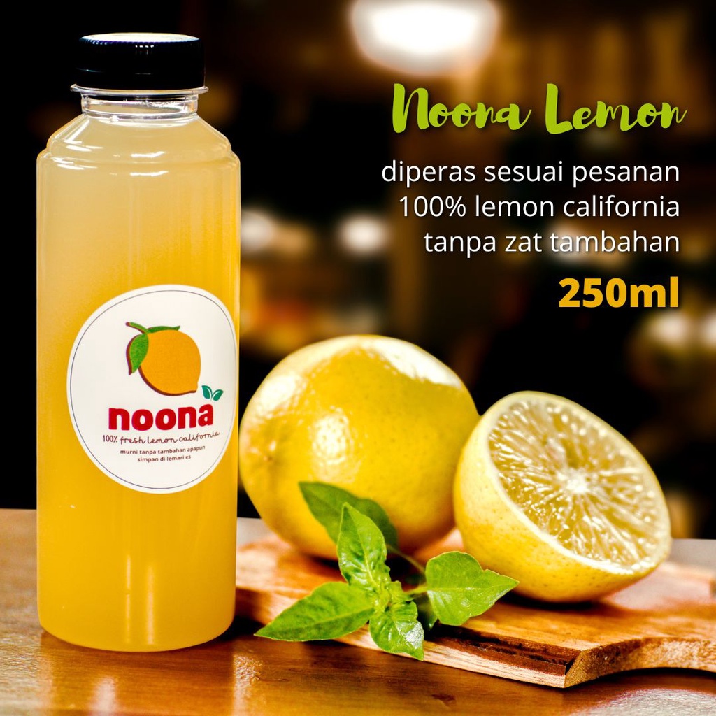 

Noona Lemon 100% Sari Lemon Peras California Murni Tanpa Pengawet Diet Sehat