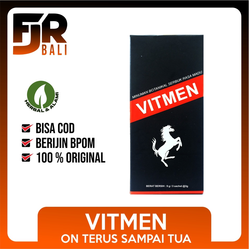 VITMEN OBAT STAMINA PRIA TAHAN LAMA ASLI BPOM KEMASAN EKONOMIS ORIGINAL