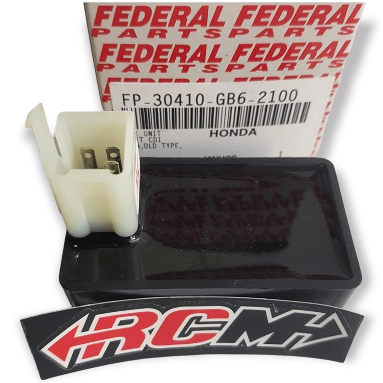 CDI UNIT ASSY FEDERAL FP-30410-GB6-2100 GB6 HONDA WIN 110 ASTREA 800 STAR ORI ORIGINAL FEDERAL ASLI