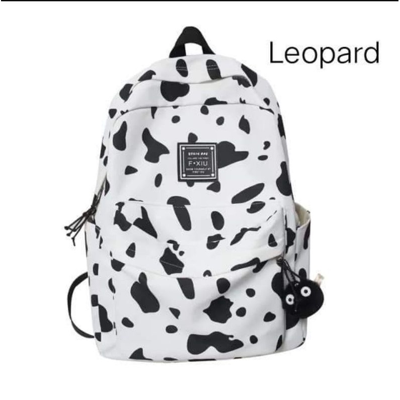 WAISTBAGS {{BISA COD}} BACKPACK SPORT TAS RANSEL LAKI-LAKI PEREMPUAN LEOPARD