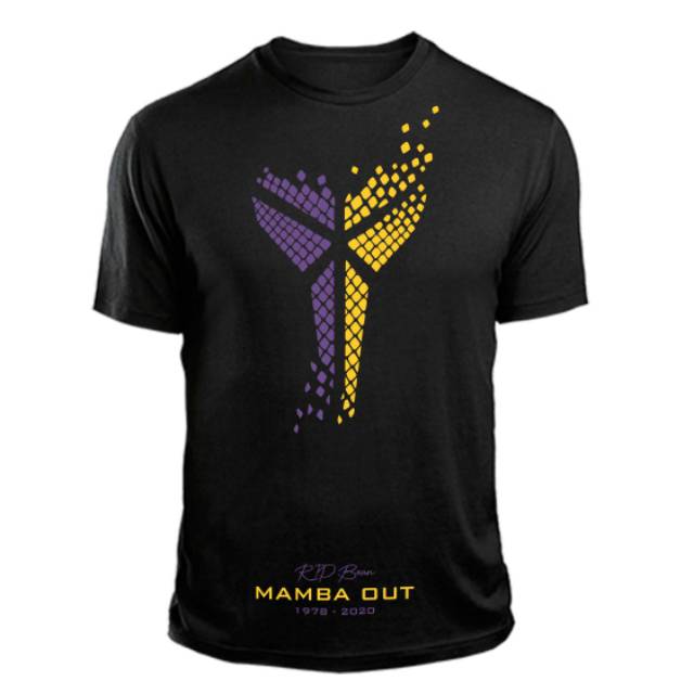 Kobe bryant t shirt MAMBA OUT