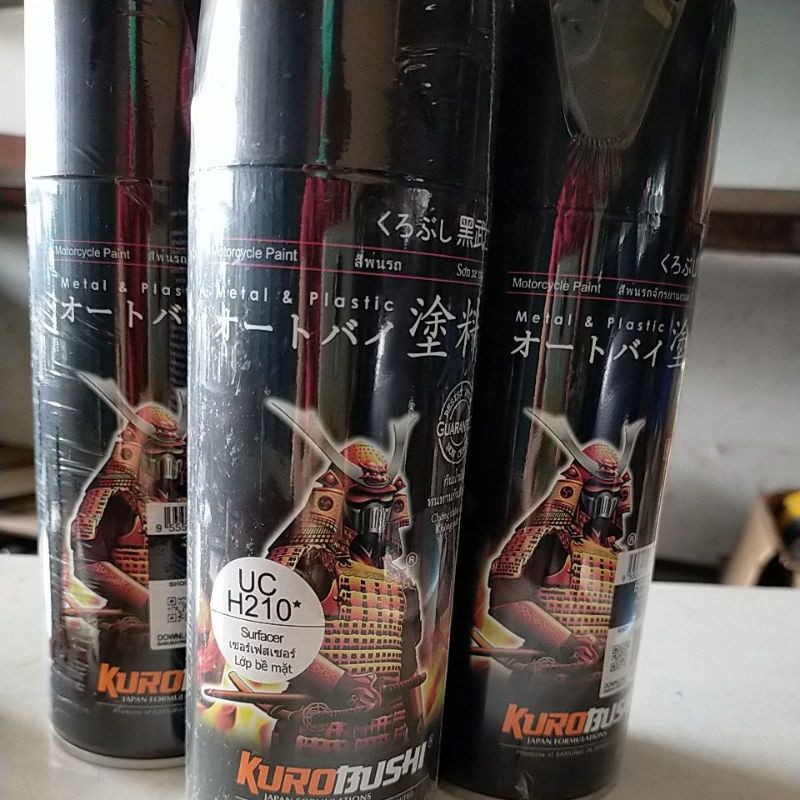 Cat semprot Samurai UCH210* surfacer Cat Dasar