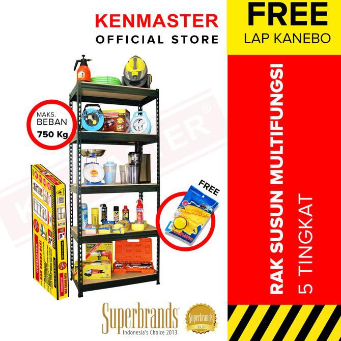Siapkirim# Kenmaster Rak 5 Susun Multipurpose