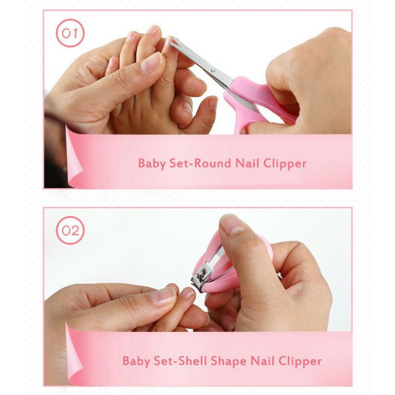Gunting Kuku Bayi Set Manicure Baby Set Nail Clipper Set
