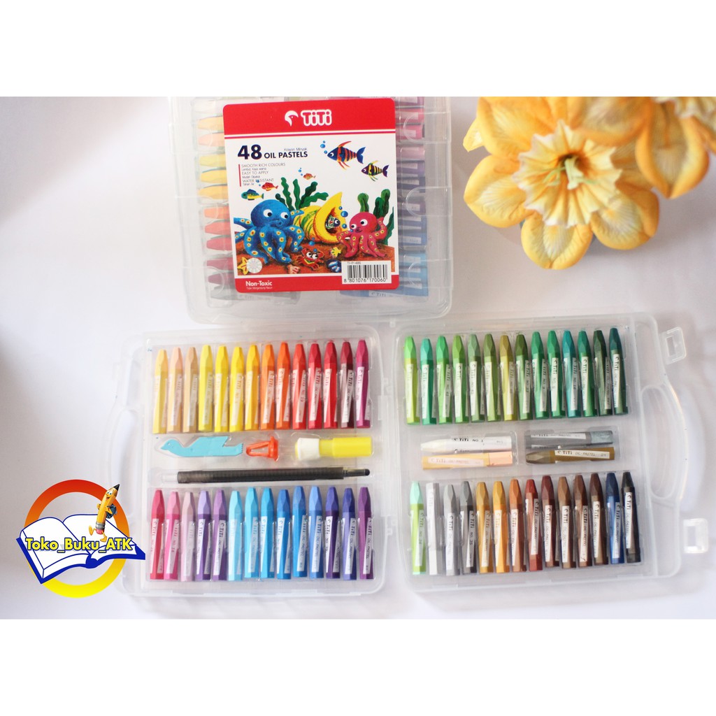 

Crayons 48 Oil Pastel - Titi