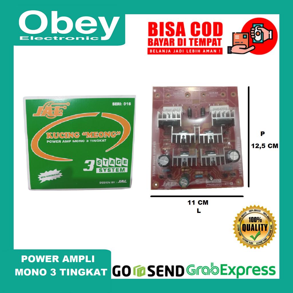 KIT DRIVER MONO AMPLIFIER 3 TINGKAT S016