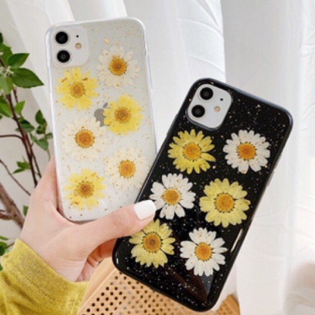 Dried Daisies Case iPhone Realme Oppo Vivo Xiaomi Samsung A31 A21s A31 A50s A51 A71 A31 RENO 2 2f 3