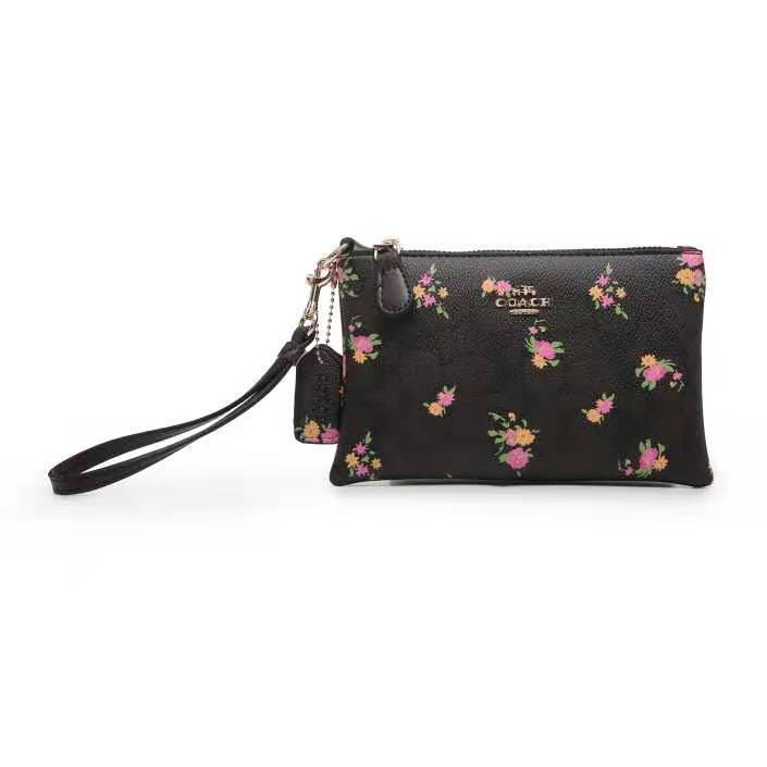 (PGBAGS) DOMPET/CLUTCH C04CH WANITA HAYDEN FLOWERS CLUTCHTES | BUNGA DOMPET KOREA  IMPORT/PREMIUM (LOGO TIMBUL)#6001