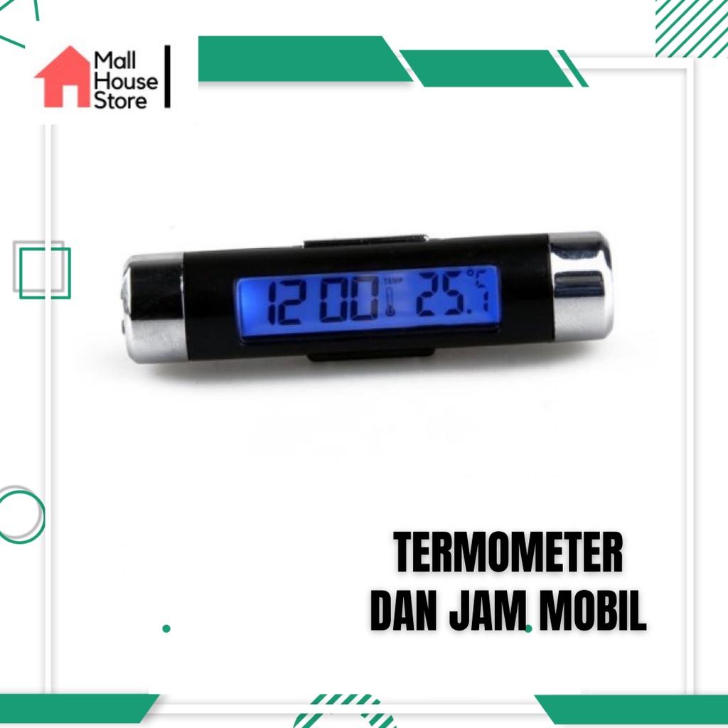 Jual DASHBOARD MOBIL JAM / TERMOMETER MOBIL DAN JAM MOBIL / JAM DIGITAL