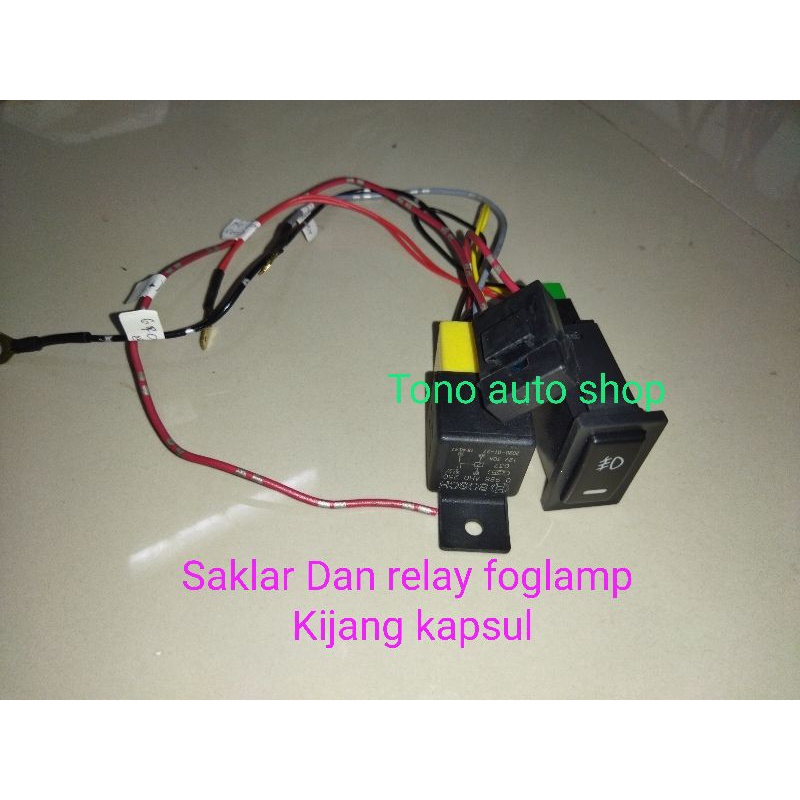 Saklar dan Relay Foglamp Kijang Kapsul