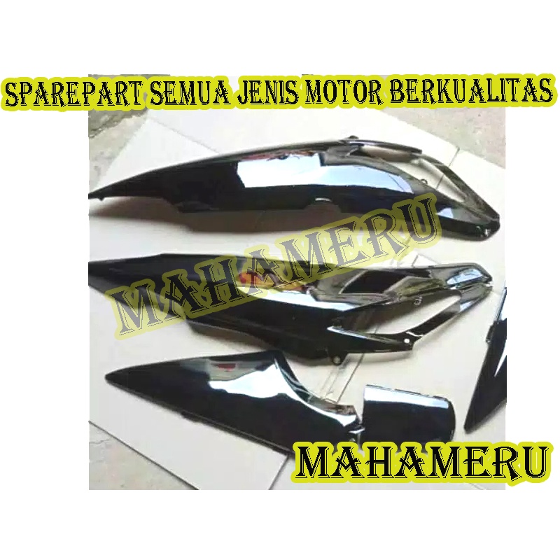 COVER BODY HONDA SUPRA X 125 BETMEN 2010 KANAN KIRI PLUS SAMBUNGAN BAWAHNYA
