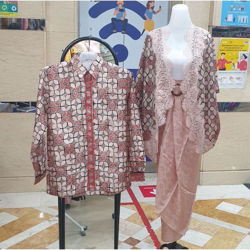 set couple batik sutra