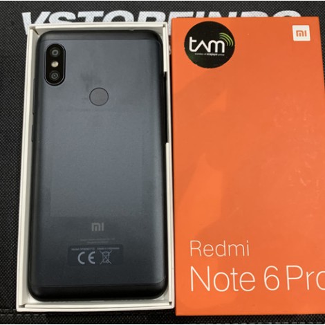 Xiaomi Redmi Note 6 Pro 3/32 GB Ex Xiaomi TAM Second Bekas Seken Ex Pemakaian Good Condition