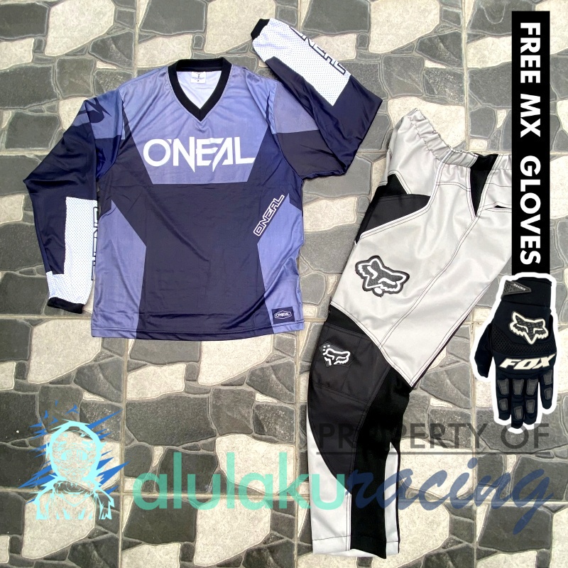 Jersey &amp; Celana MX Trail Motocross - Paket Bundling ONCT0202-F41