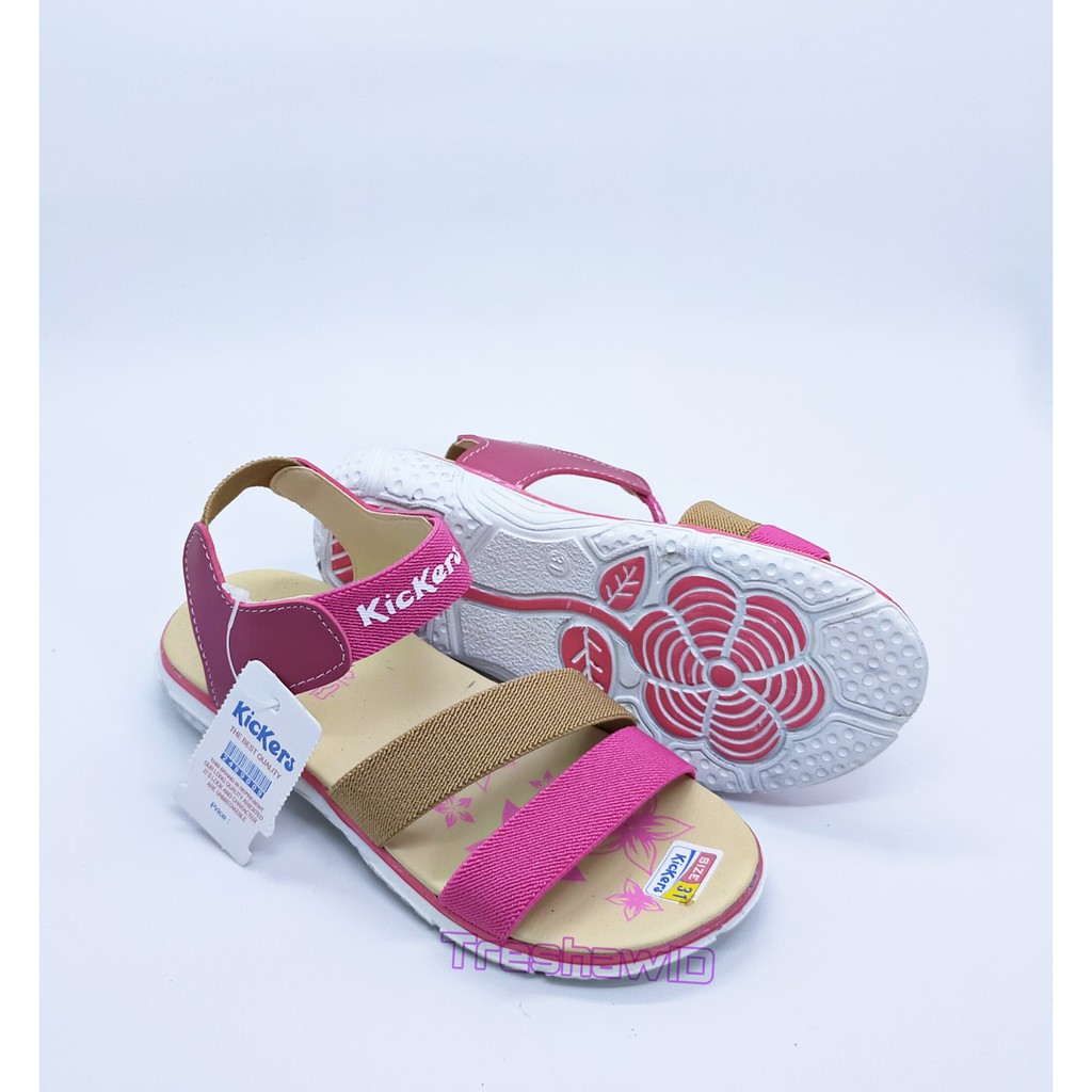 Sendal Anak Perempuan Kickers Elastis Terbaru