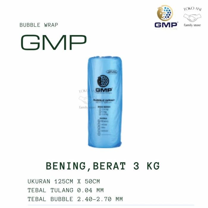 

Wraping Bubble Wrap Gmp Hitam / Bening 1 Roll 3 Kg