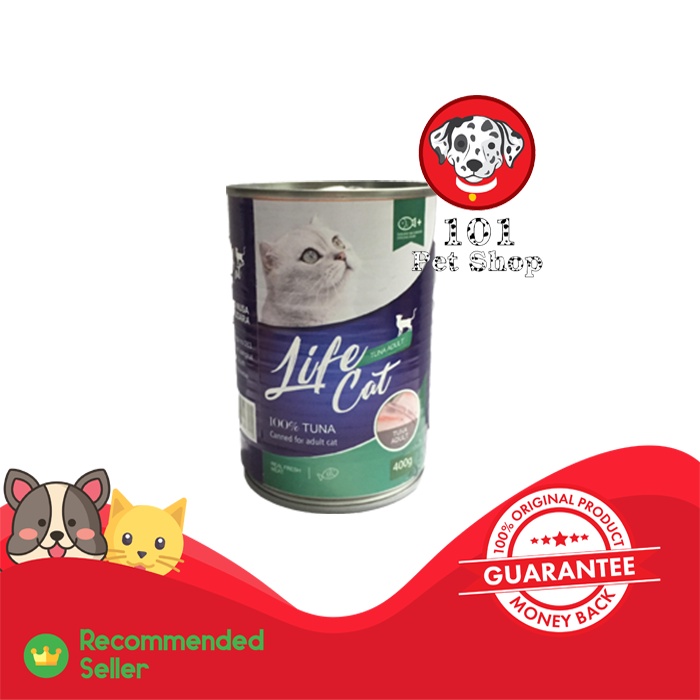 Makanan kucing kaleng basah Life cat 400gr @24pc 1dus