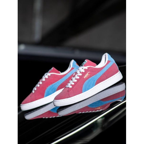 Sepatu Sneakers Wanita Suede Red Blue Original Sneakers Wanita