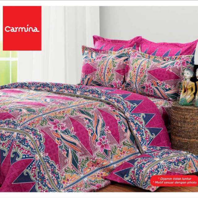 SPREI BATIK CARMINA MOTIF MUSTIKA UK. 180 x 200