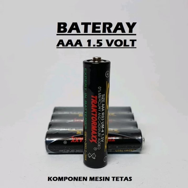 Bateray Baterai AAA 1.5V MTTU