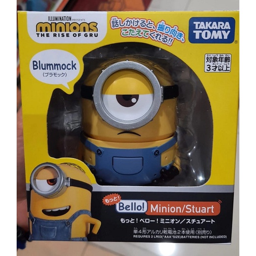 Sale Mainan: Takara Tomy Minions Blummock Bello Minion/ Stuart Original