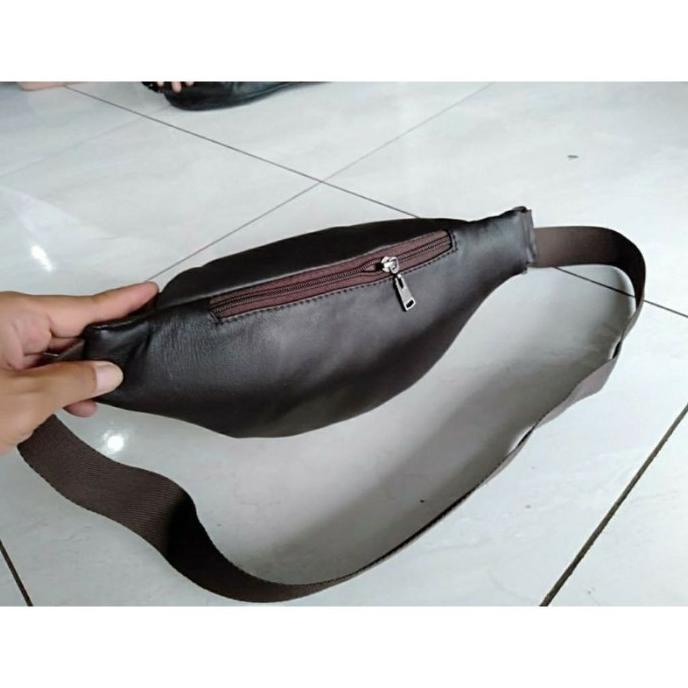 Waistbag Selempang In Tas Domba Asli Pria Kulit Wanita Original Garut Tsp76817