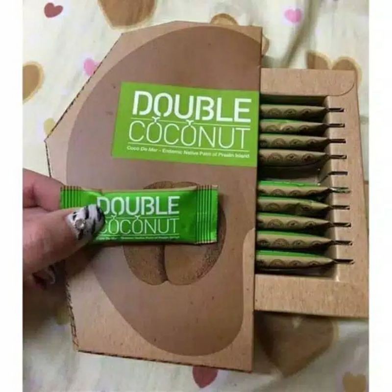 

Double coconut / doble coconut / permen coklat powder vitamin pria