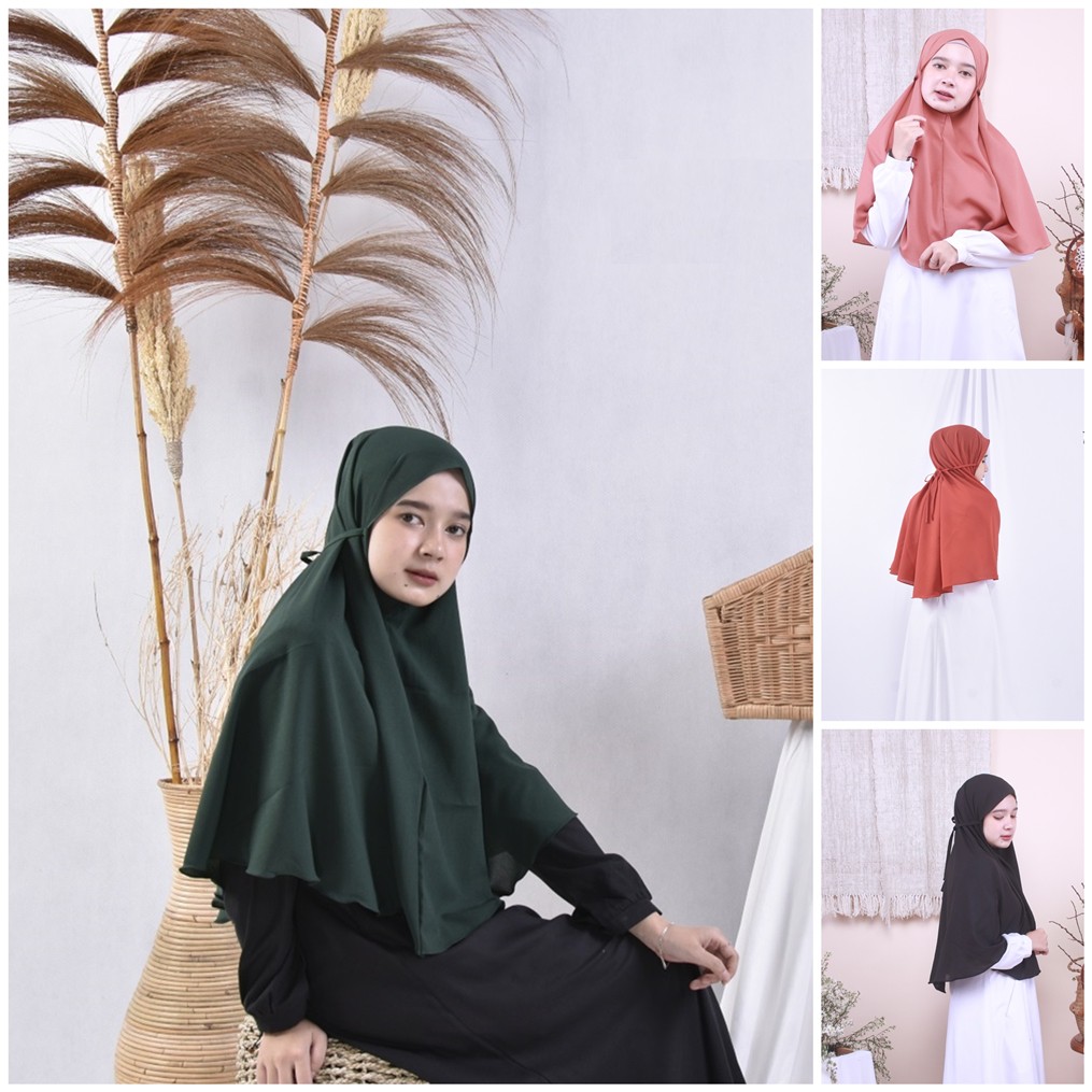  BERGO  MARYAM  HIJAB INSTAN BAHAN DIAMOND KERUDUNG JILBAB 