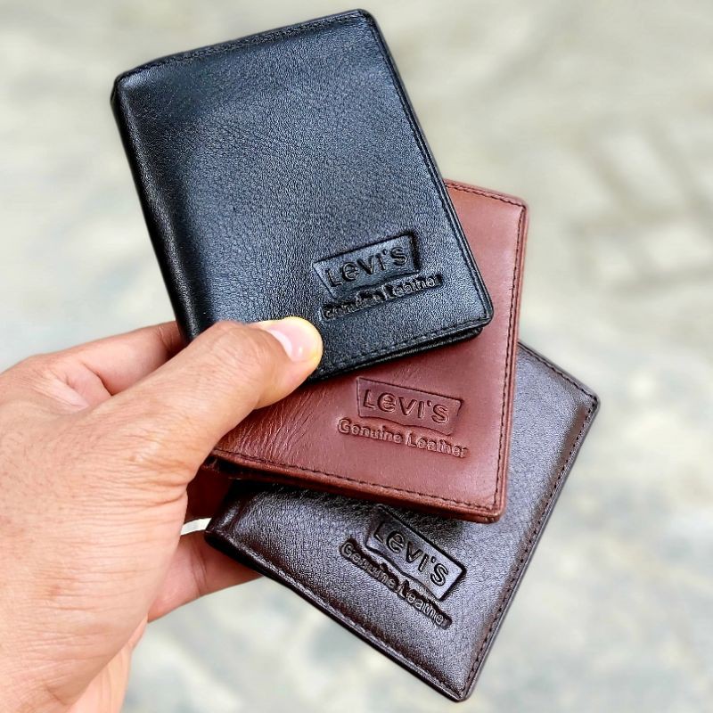 DOMPET KULIT PRIA MURAH- DOMPET KULIT MODEL BERDIRI