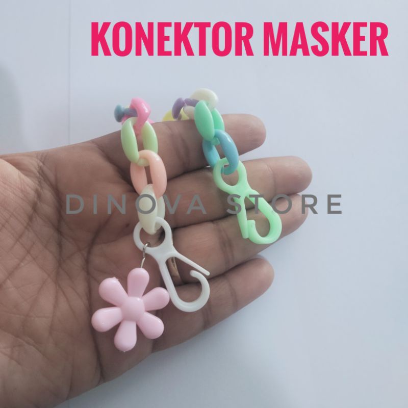 Konektor masker hijab/pengait masker/strap masker