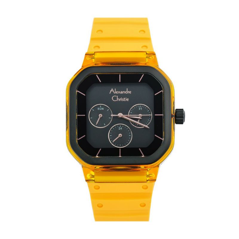 Jam tangan Original Alexandre Christie AC 2811 BFRIPYLBA AC2811 Rubber fullset