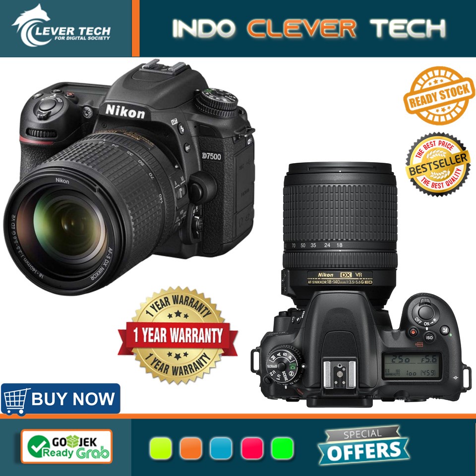 Nikon D7500 Kit 18-140mm - Garansi Resmi