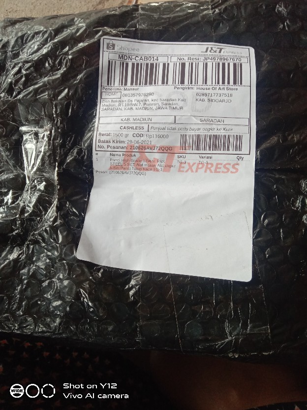 Panci High Grade Stainless Steel 5 Set Alat Masak Alat Dapur 5 Set Panci Tutup Kaca Tg3