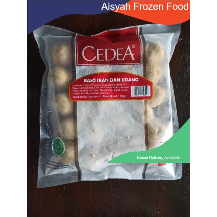 Jual Cedea Baso Ikan Dan Udang 500g Shopee Indonesia