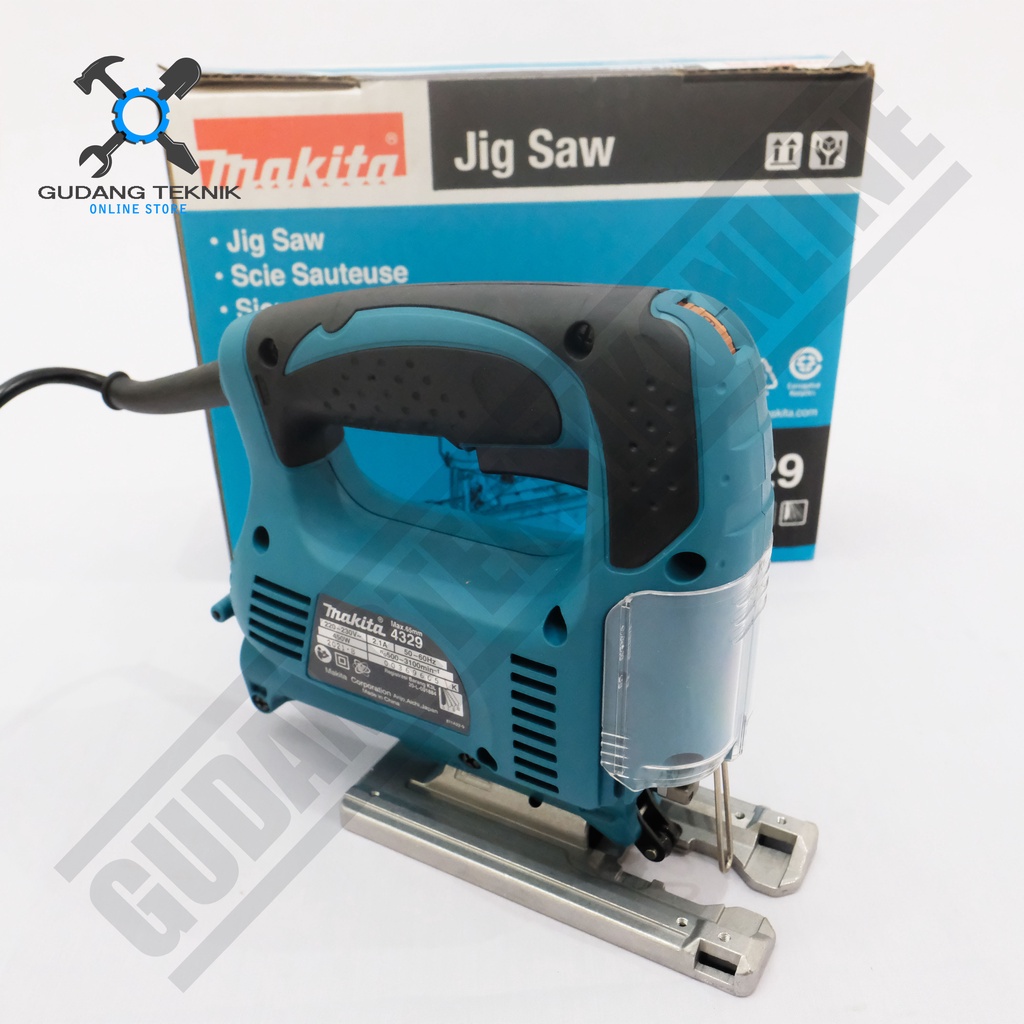 Mesin Jigsaw MAKITA 4329 / Jig Saw Makita 4329 - Mesin Gergaji Kayu Triplek Mika