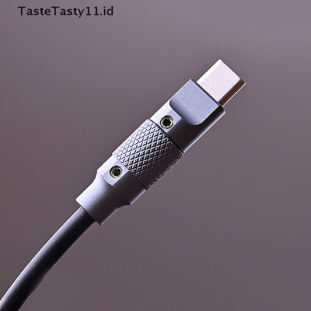 (TasteTasty) Kelowna Kabel Data / Charger Usb Tipe-C Bahan Metal CNC Customized