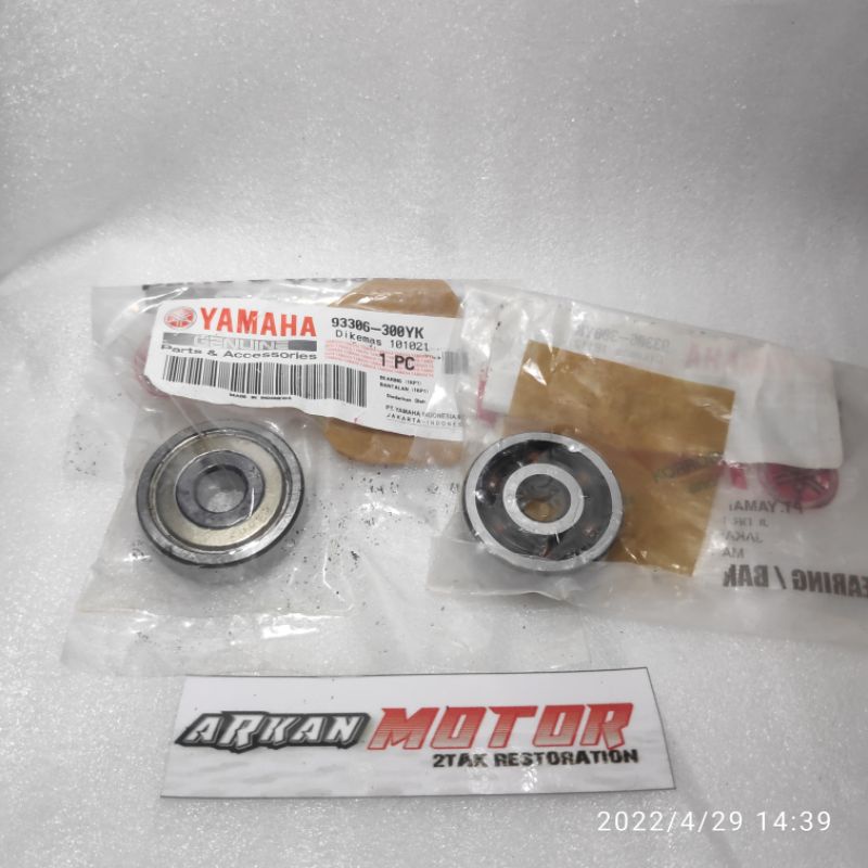 LAKER LAHER BEARING RODA DEPAN SET MIO VEGA FIZR F1ZR FIZ R ORIGINAL