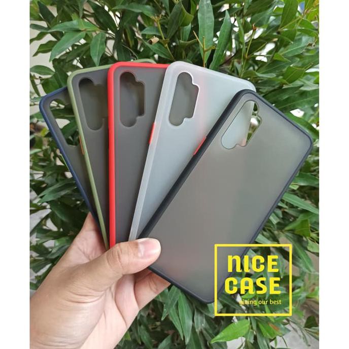 Barang Berkualitas hard case.> REALME XT HARD CASE TRANSPARAN MATTE COVER TRANSLUCENT BANTING HARGA