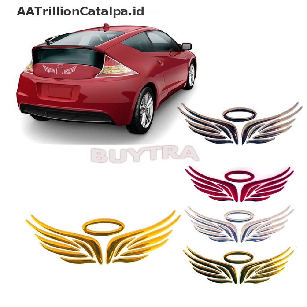 Aa Stiker Emblem Logo Trillioncatalpa 3D 3 Warna Untuk Mobiltruk