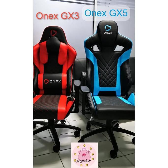 gaming chair murah kursi gaming murah terbaru onex gx3 premium quality   hitam tokoirfandi36
