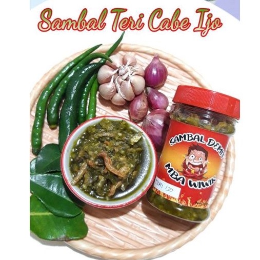 

SAMBAL TERI CABE IJO - Sambel Pedas / Sambal Demit Mba Wiwik (Sambal Botol)