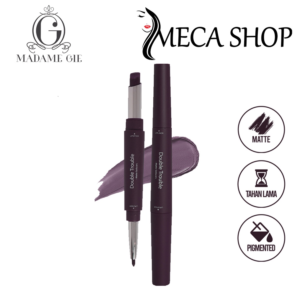 Madame Gie Double Trouble - MakeUp Lipstick Two in One