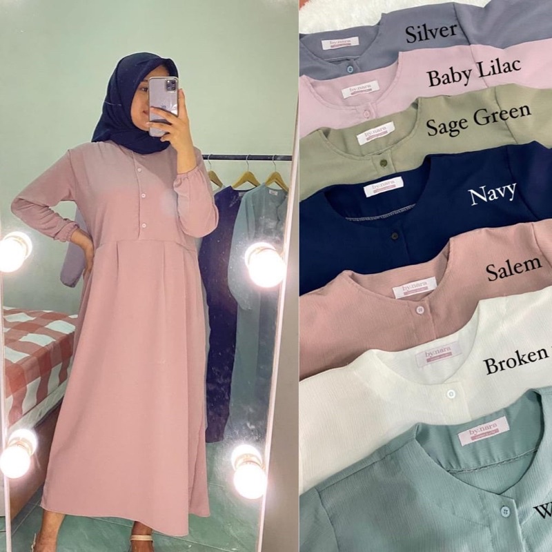 DRESS RUBI KEKINIAN DRES RUBI GAMIS KEKINIAN GAMIS RUBI DRES PREMIUM