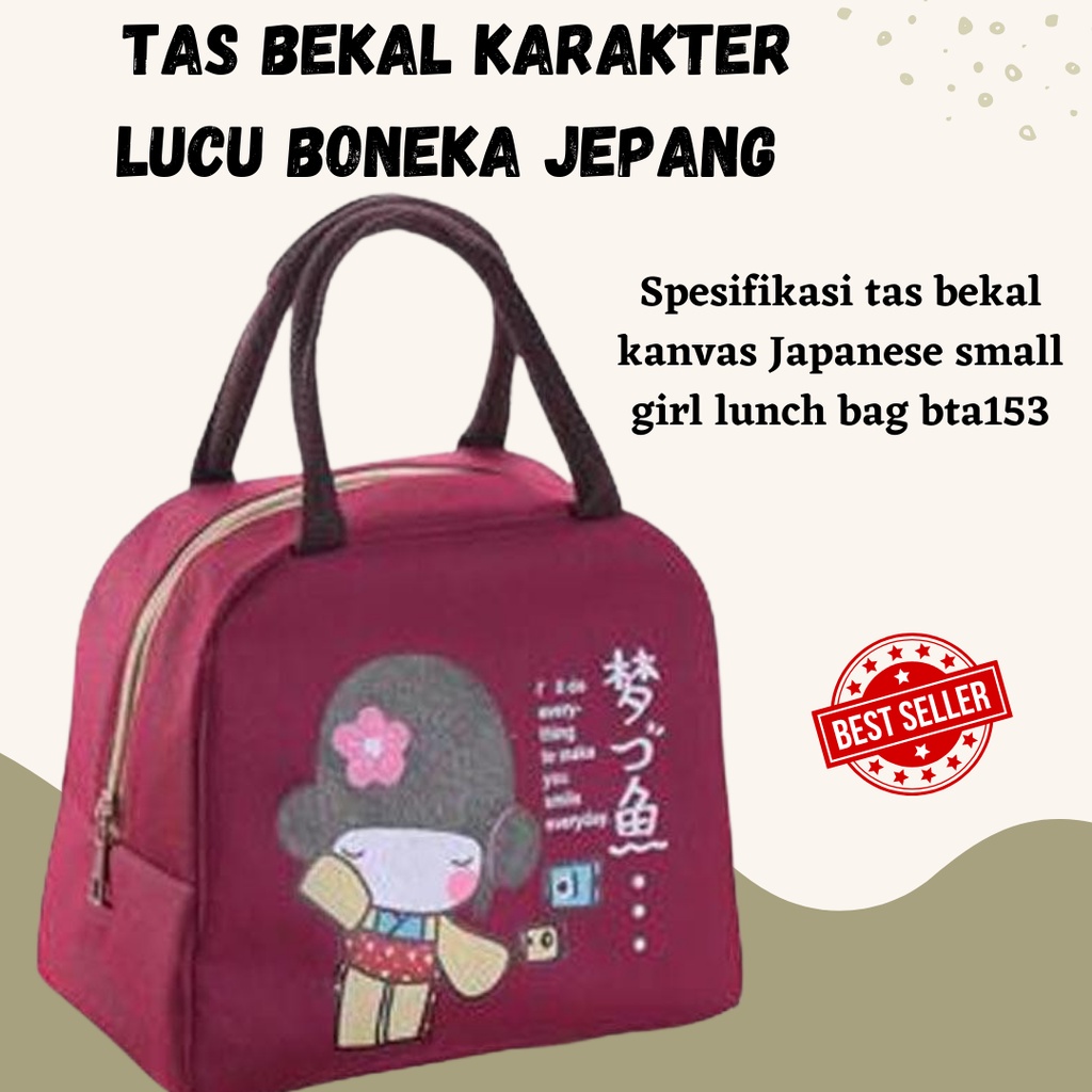 TAS BEKAL KARAKTER TEMPAT PENYIMPANAN MAKANAN LUNCH KOTAK MAKAN SERBAGUNA MURAH