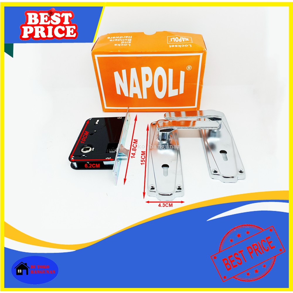 Kunci Pintu Rumah Set Napoli SN