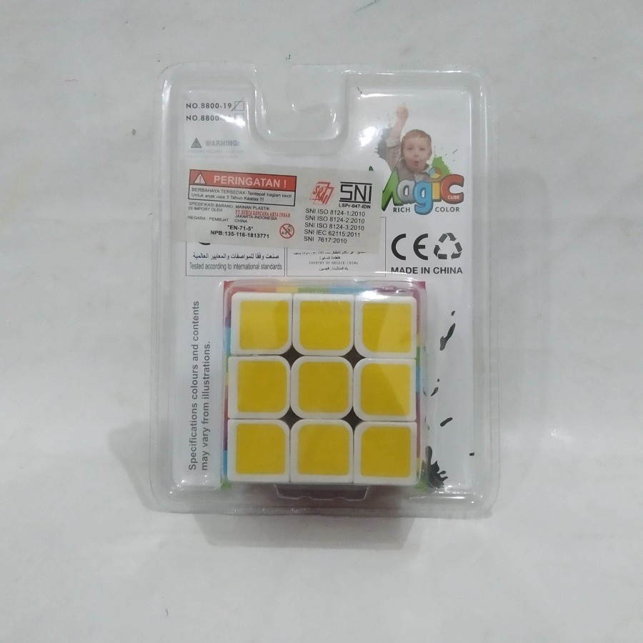 Mainan Rubik's Rubik Rubic Cube 3x3 Magic Puzzle Cube