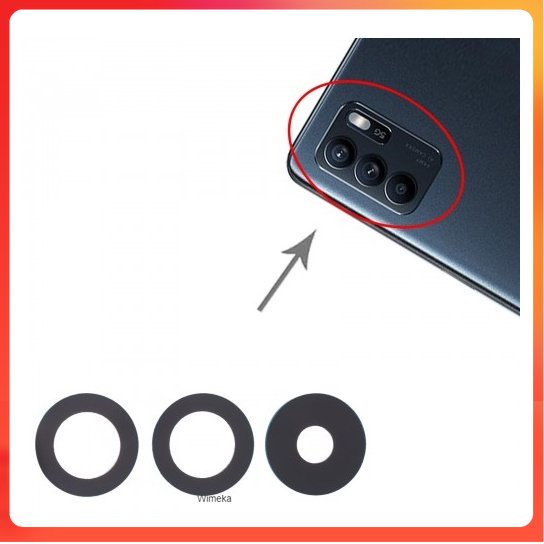 WMK Camera Lens Lensa kamera kaca kamera belakang Oppo Reno 6 4G - Oppo Reno 6 5G