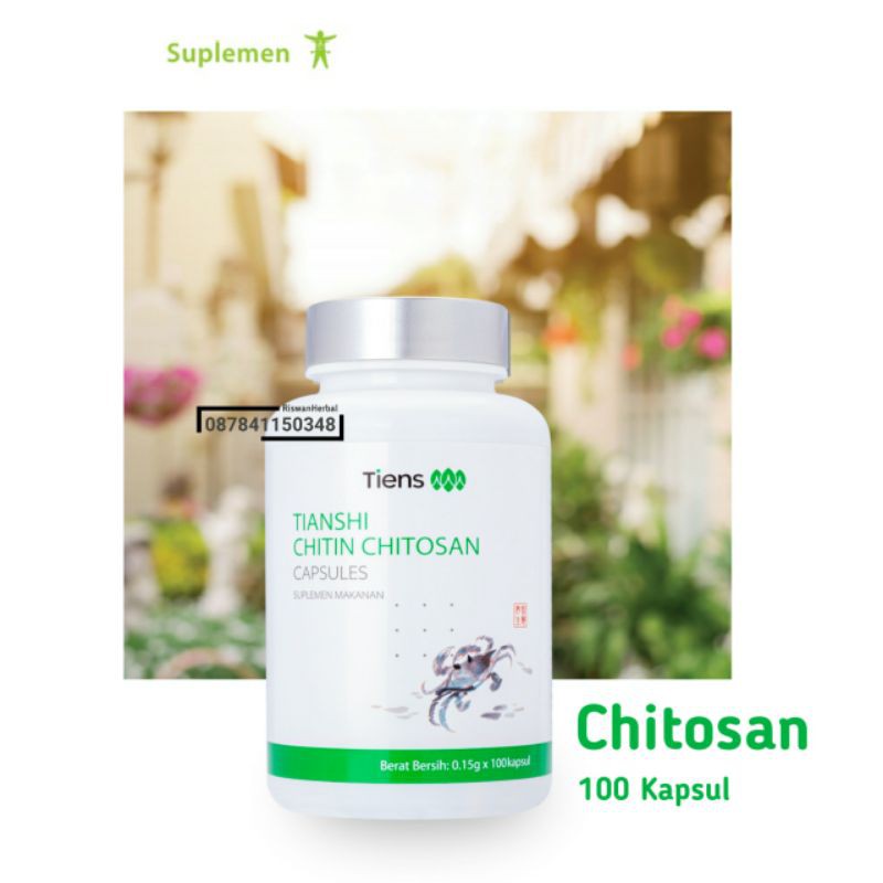 Tiens Chitin Chitosan Obat Herbal Maag Diabetes Kolesterol Pencernaan Liver