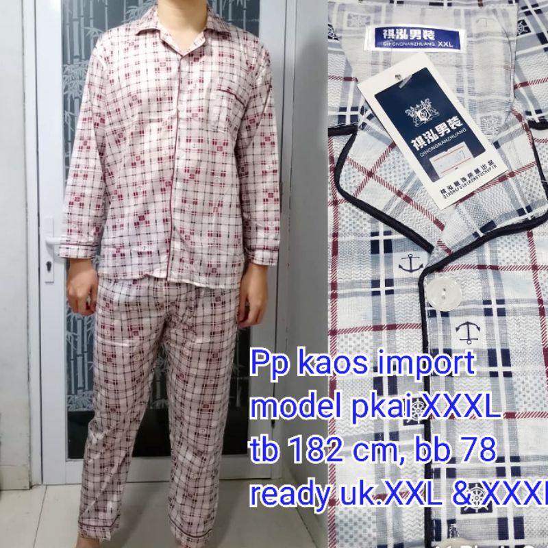 Pp piyama Laki-laki import